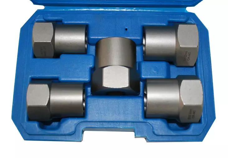 Vinkelslipshylssats 5-delar 1/2" - Övriga verkstadsutrustningar - 6430074696887 - 1