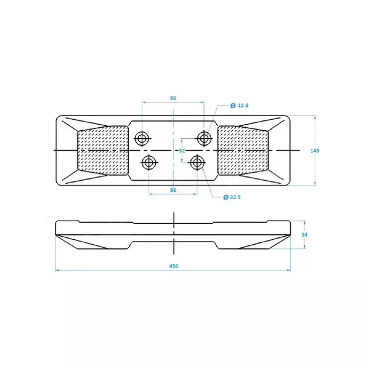 VemaTRACK gummikuddar 450mm - Andra traktortillbehör - UP3742107 - 1
