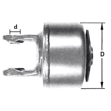Flexkoppling K65/2, 1 3/8"-6, W2400 - Brytare för kraftöverföringsaxlar - 8435194024358 - 2