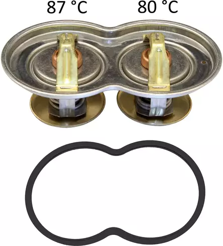 Dubbeltermostat 80/87 inkl. tätning - Kylning - svm0000008908 - 1
