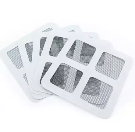 Reparations tejp för myggnät 10x10 cm 10 st svart - Tejper - 6418536033098 - 2