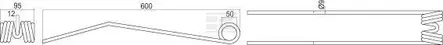 Pigg för Pöhymin Deutz-Fahr VF 1660.6394.88 - Plockare - VF1660639488 - 2