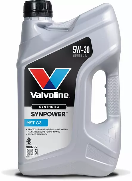 Valvoline SynPower MST C3 5W-30 motorolja 5 l - Motoroljor - 8710941018218 - 1