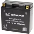 Batteri Kramp 12V 12Ah - Startbatterier - 8716106061198 - 1