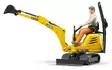Bruder JCB 8010 CTS minigrävare i modell - Bruder arbetsmaskinsleksaker - 4001702620028 - 2