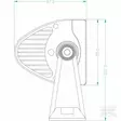 LED-arbetsljuspanel, Kramp, 36W, 3060 lm - flood - Arbetslampor - 8719607174268 - 2