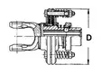 Skivkoppling K94/1, 1 1/8"-6, 400 Nm, W2100 - Brytare för kraftöverföringsaxlar - 8435194025898 - 3