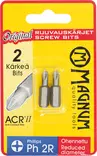 Magnum skruvmejselspets 2 st ACR 25 mm - Skruvbits och -satser - 6418868172328 - 1