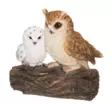 Ugglor på stubbe - Trädgårdsskulpturer, dekorationer - 6410416026558 - 2