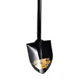 Shark 4 1250 mm spetsspade, tandad - Spadar, grepar, högafflar - 6438152020098 - 2