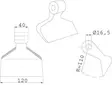 Slaghack 40/120 mm - Strimlare - 8716106324798 - 2