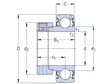 Y-lager, SKF, 31.75 x 62 x 18 mm - Y-lager - 7316577029768 - 2