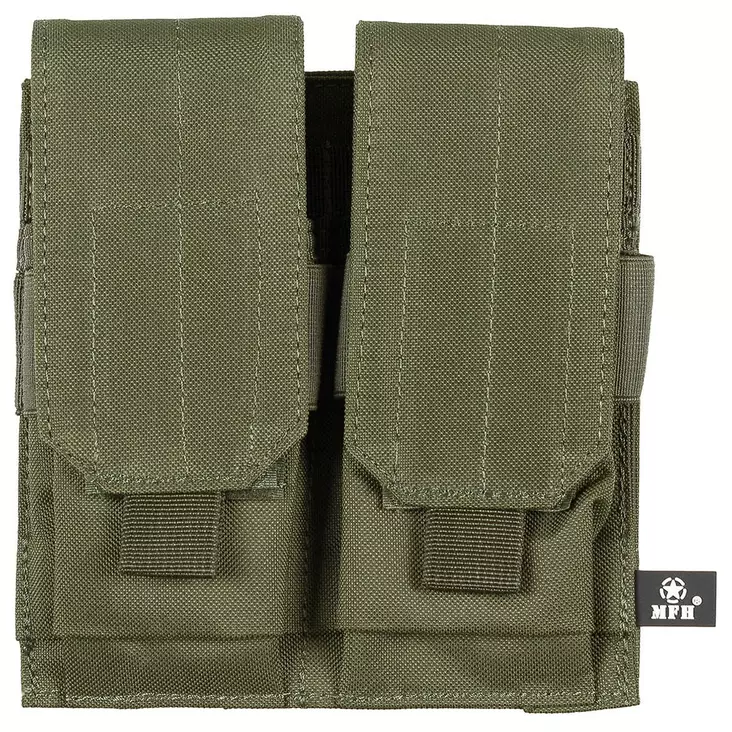Ammunitionstaska Double "Molle" OD grön - Vapen och ammunition - 4044633085658 - 1
