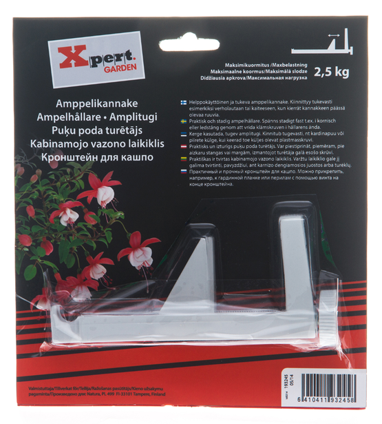 Amplehållare för gardinskena - Krukor, vaser, korgar - 6410411932458 - 1