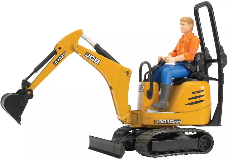 Bruder JCB 8010 CTS minigrävare i modell - Bruder arbetsmaskinsleksaker - 4001702620028 - 1