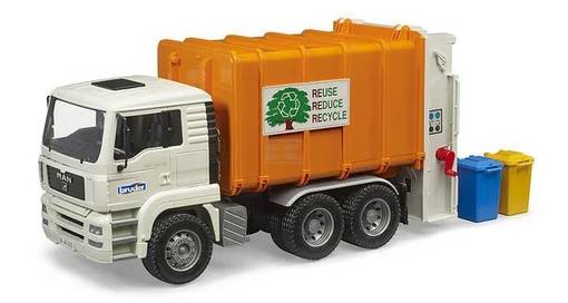 Bruder MAN TGA avfallsbil - Bruder arbetsmaskinsleksaker - 4001702027728 - 1