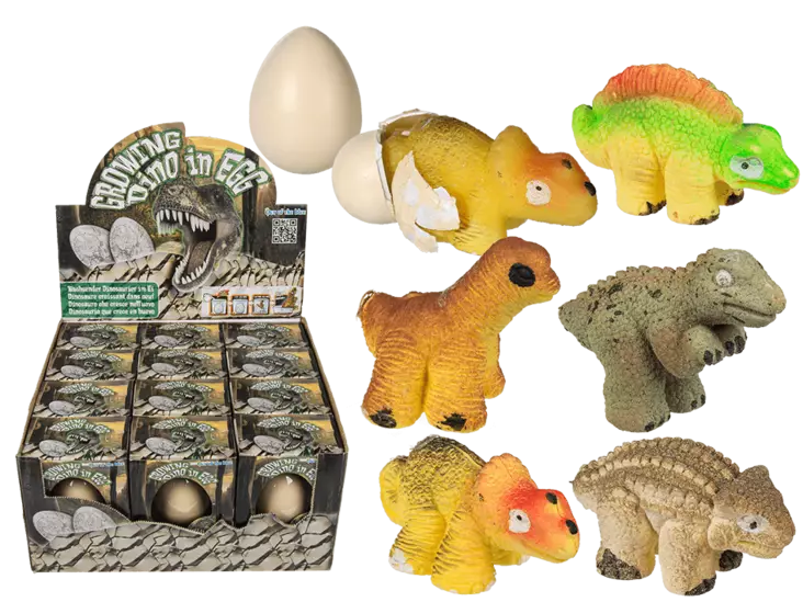 Dinosaurieägg kläckbart 6 cm - Inomhusleksaker - 4029811341498 - 4