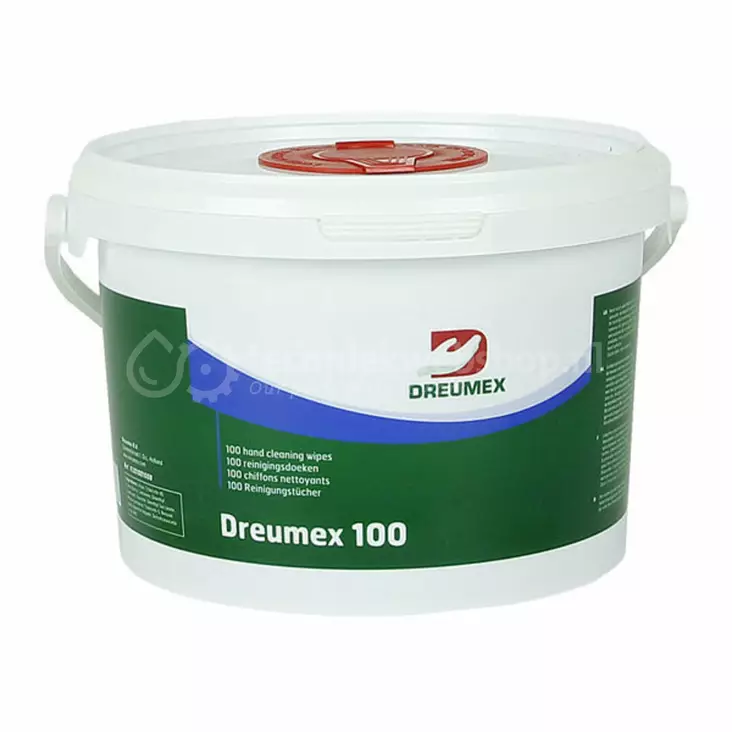 Dreumex 100 händerengöringsduk 100 st - Tillbehör till ladugården - 8712602007838 - 2