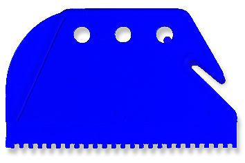 Expert limskrapa, tänder 5 mm - Murnings- och plattsättningsverktyg - 4013307303428 - 1