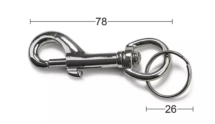 Habo karbinhake 50-5 förnicklad - Små förändringar - 7317900032288 - 1