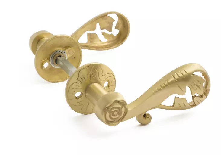 Habo ytterdörrhandtag A499 mässing - Andra dörrtillbehör - 7317900075988 - 1