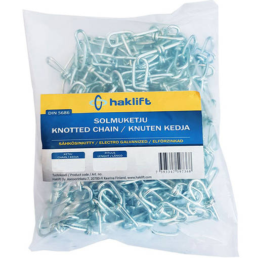 Haklift kedja 2,5 mm 5 m - Kedjor och vajrar - 7393347597368 - 1