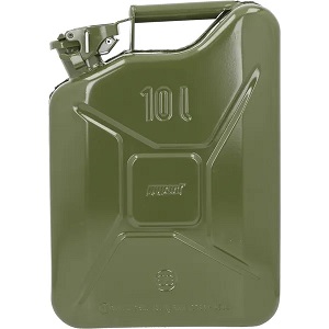 Jerrykan metall 10 liter (P) - Skogsarbetarens verktyg - 8716106776368 - 2