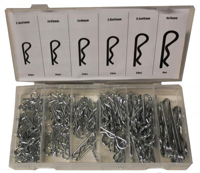 Fjäderklämmor 150 delar - Biltillbehör - 6430013065798 - 1