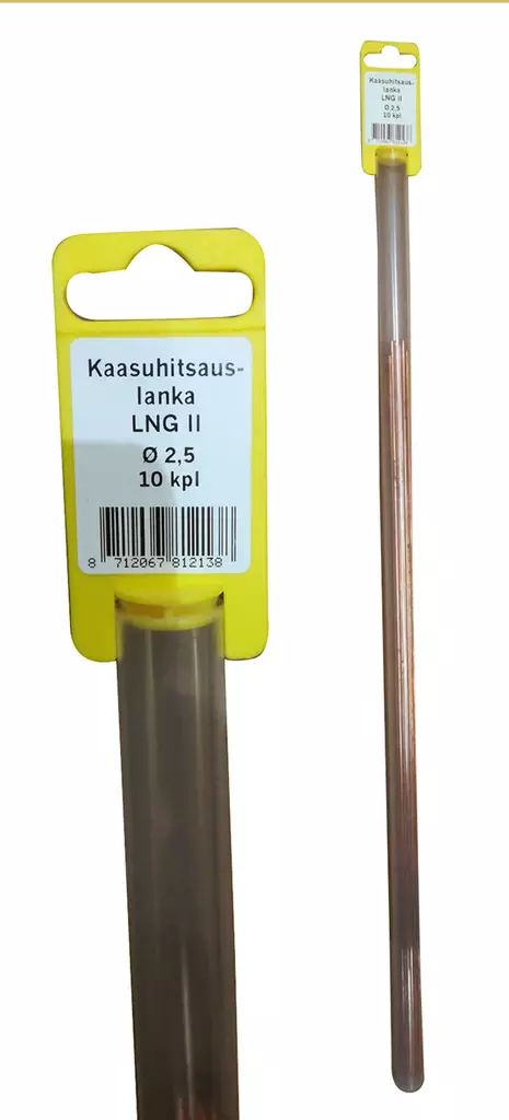 Gaskabel LNG II 2,5mm 10st - Svetsstänger - 8712067812138 - 1