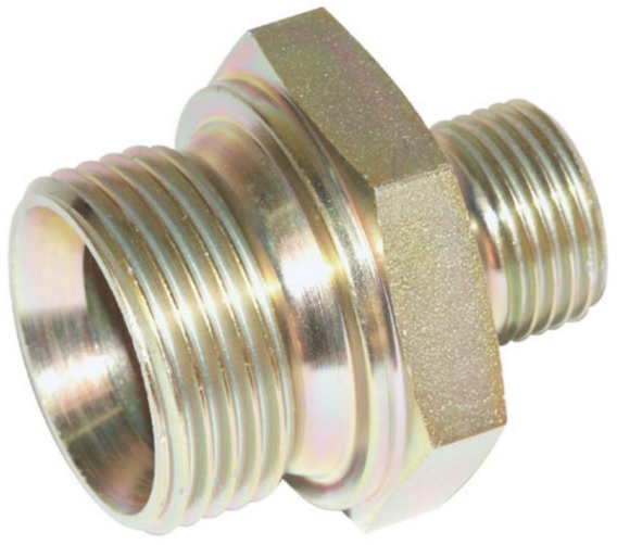 Dubbelnipplar 1/2" x 3/8" BSP hane/hane - Hydraulik - 8716106788248 - 1