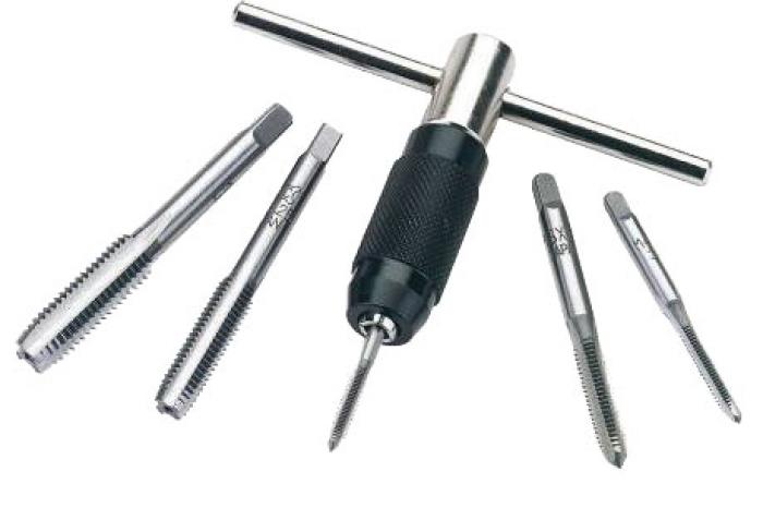 Gängstiftsats 6-delar med vippgrepp - Gängverktyg - 6430032155548 - 1