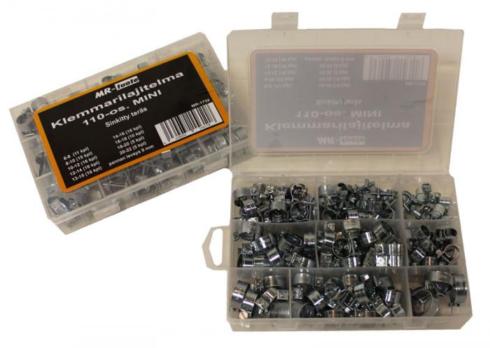 Mini klämmarsats 110-delar - Andra slangkopplingar - 6430032156118 - 1
