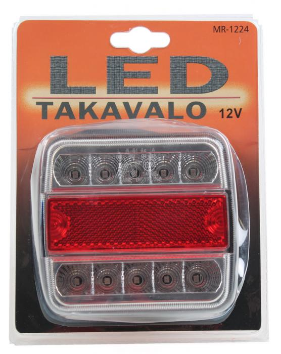 LED taklampa 12-24V, färgglad - Varselljus och fyrar - 6430032156408 - 1