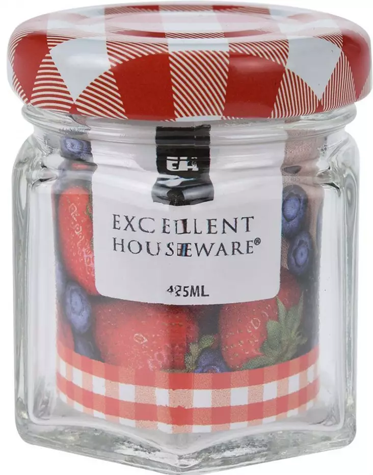 Glasburk med metallock 45 ml - Konserveringsprodukter - 8719202043068 - 1