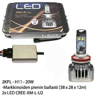 LED-omvandlingssats H11 30W - Arbetslampor - 6419943616218 - 1