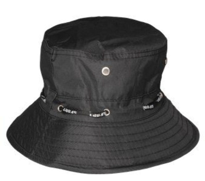 Lågbrättad hatt 58 cm svart - Friluftskläder - 6410416345178 - 1