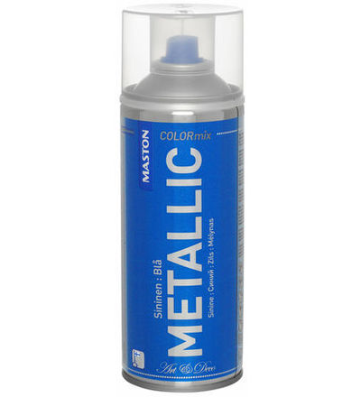 Maston sprayfärg Metallic Blå 400ml - Sprayfärger - 6412492108128 - 1