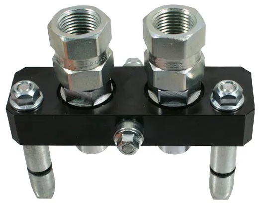 Snabbkoppling Multifaster PB06 2 x 3/8" (1/2" gänga; arbetsmaskinsdel) - Hydraulik - 8719607059398 - 1