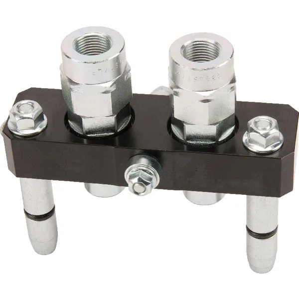 Snabbkoppling Multifaster PB06 2 x 3/8" (3/8" gänga; arbetsmaskinsdel) - Hydraulik - 6418914891838 - 1