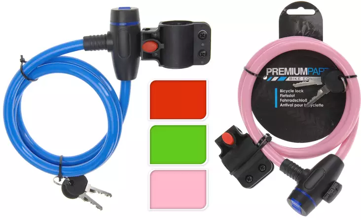 Cykellås med ramfäste - Cykeltillbehör - 8718158009388 - 1