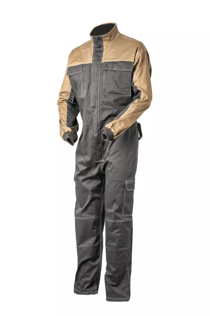 Priha Service overall Stretch svart/brun - Sommararbetskläder - 6418326411198 - 1