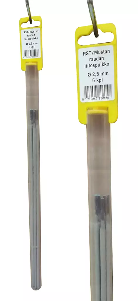 RST svart järnanslutningsstift 2,5 mm - Svetsstänger - 8712067810158 - 1