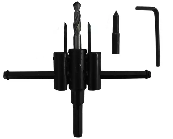 Justerbar håltagare 30-120 mm - Hålsågar - 6430032159898 - 1