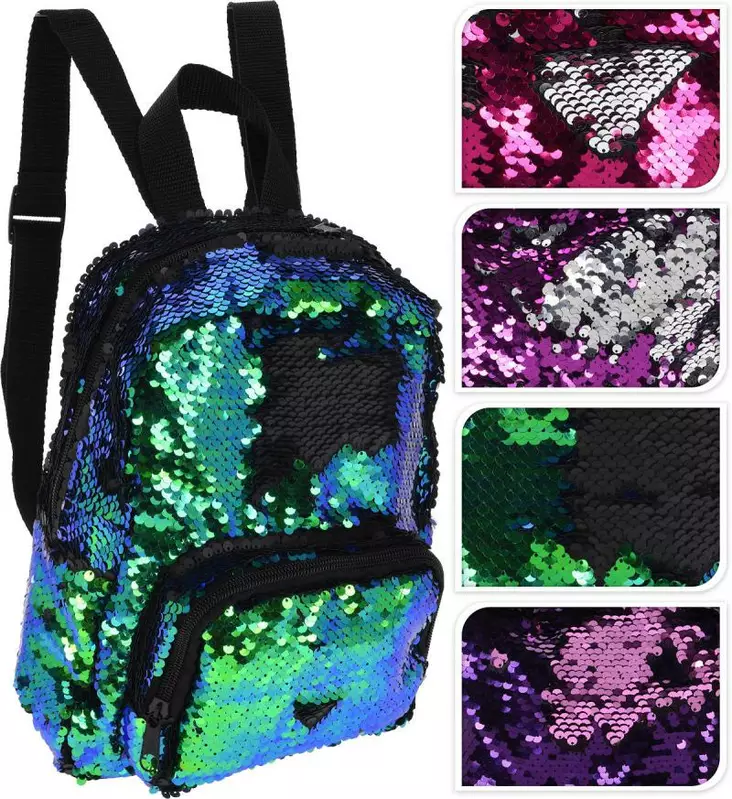 Ryggsäck med vändbara paljetter - Inomhusleksaker - 8719987076558 - 1