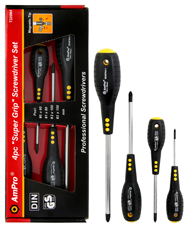 Skruvmejselsats 4-delar PZ - Skruvmejslar och -satser - 795609320948 - 1