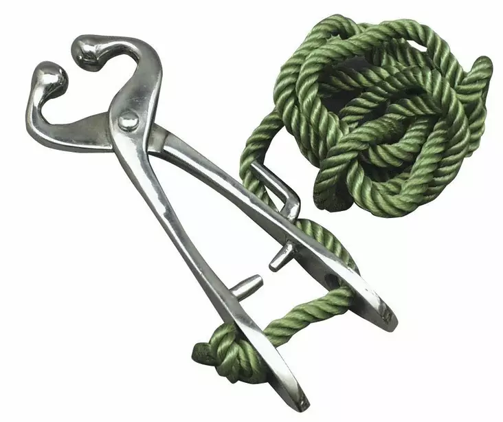 Griptång för transport av djur med 210 mm snöre - Djurskötselutrustning - 5700030270088 - 1