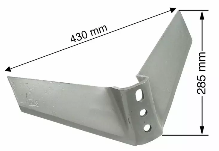 Vingblad 430 x 8 mm - Jordbearbetningstillbehör - 5700031389888 - 1
