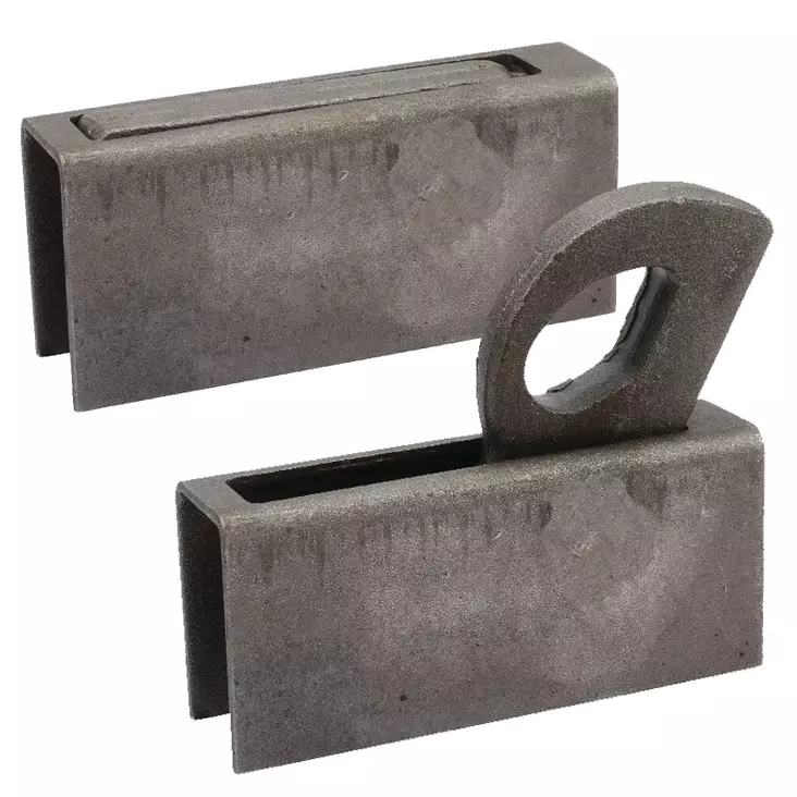 Insänkt fäste 150x66 mm - Släpvagnstillbehör - 8716106344888 - 2