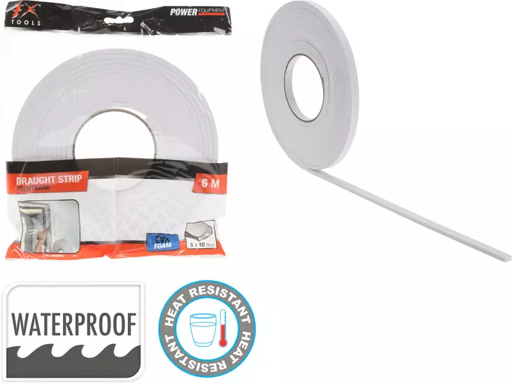 Tätningstejp 10 mm 6 meter - Tejper - 8720573647038 - 1