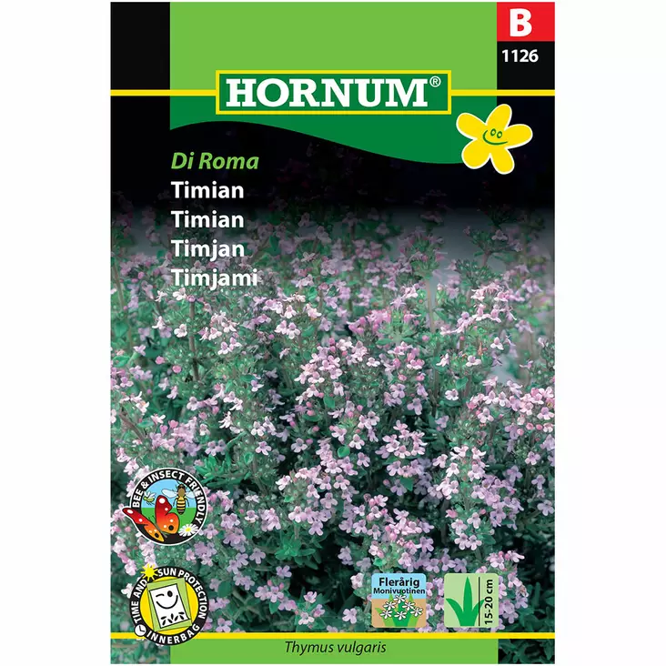 Timjan ´Di Roma´ - Frön och sättpotatisar. - 5708787011268 - 1